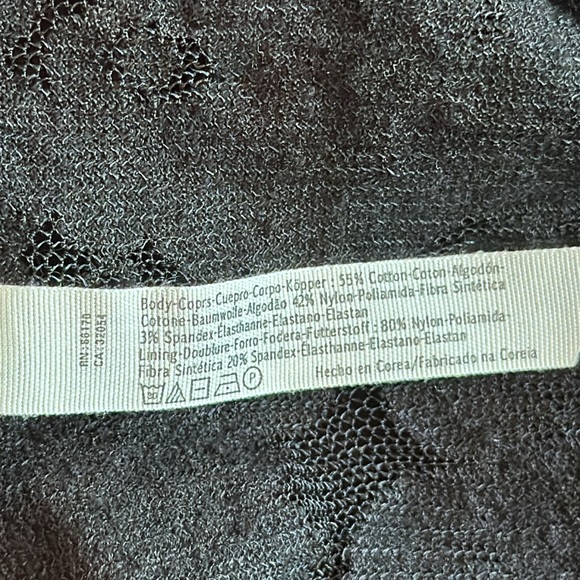 Intimately Free People Black One Shoulder Lace Top - Picture 10 of 11